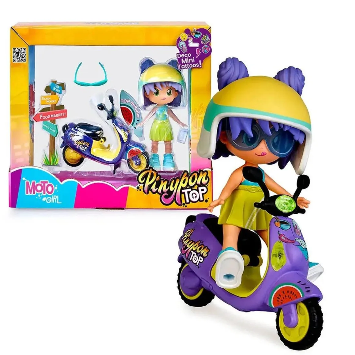 Pinypon - Moto Girl