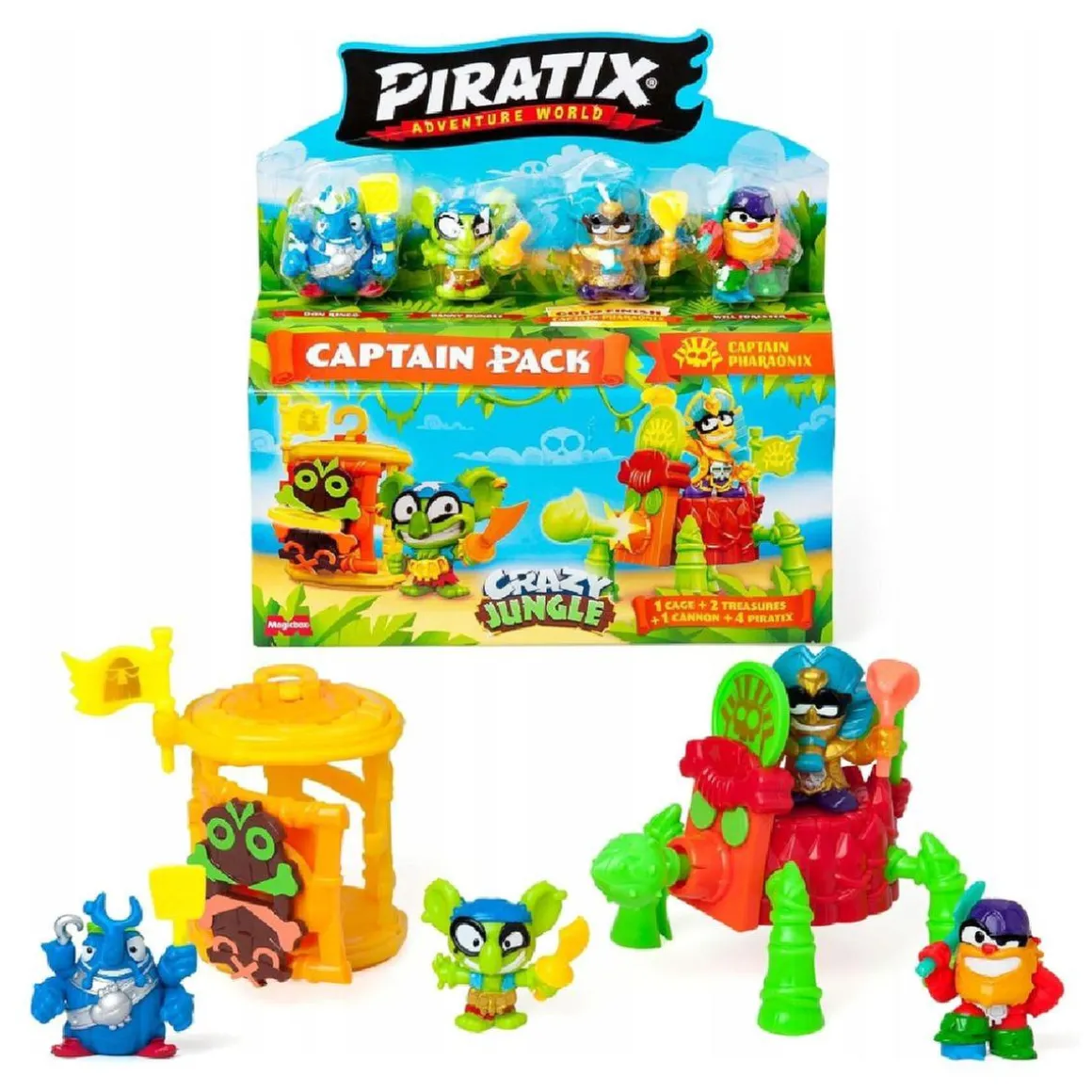 Piratix Crazy Jungle - Captain Pack (varios modelos)