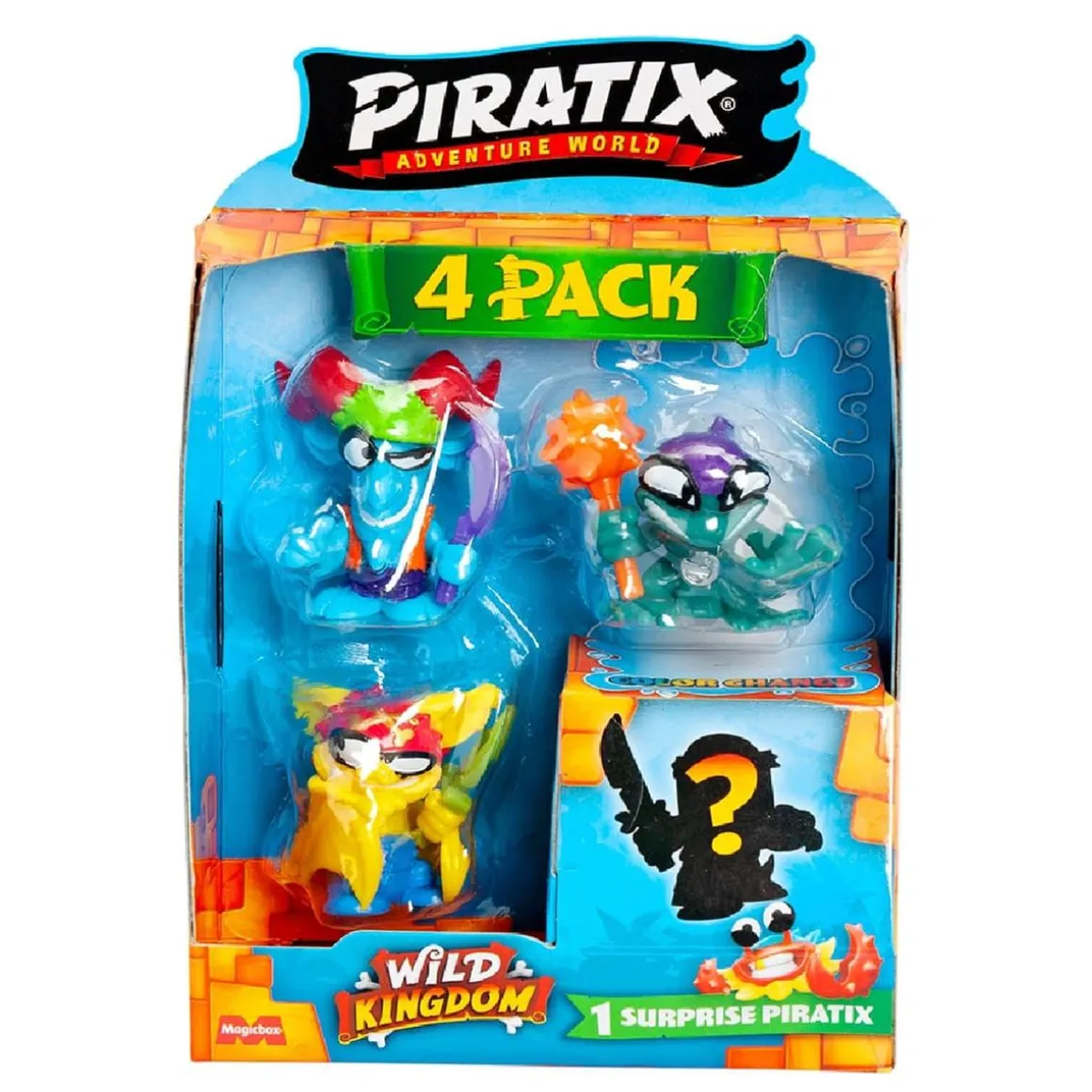 Piratix Wild Kingdom - Pack 4 figuras (Varios Modelos)
