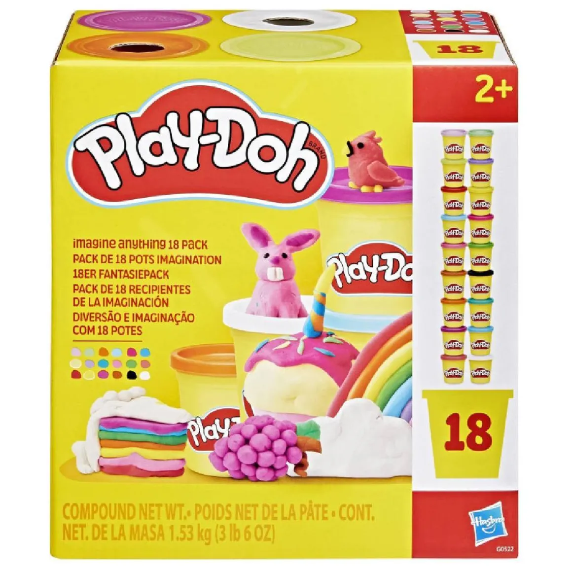 Play-Doh - Pack 18 Botes Imagine Anything