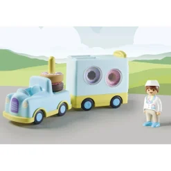 Playmobil - Camión de donut con función de apilado y clasificación ㅤ