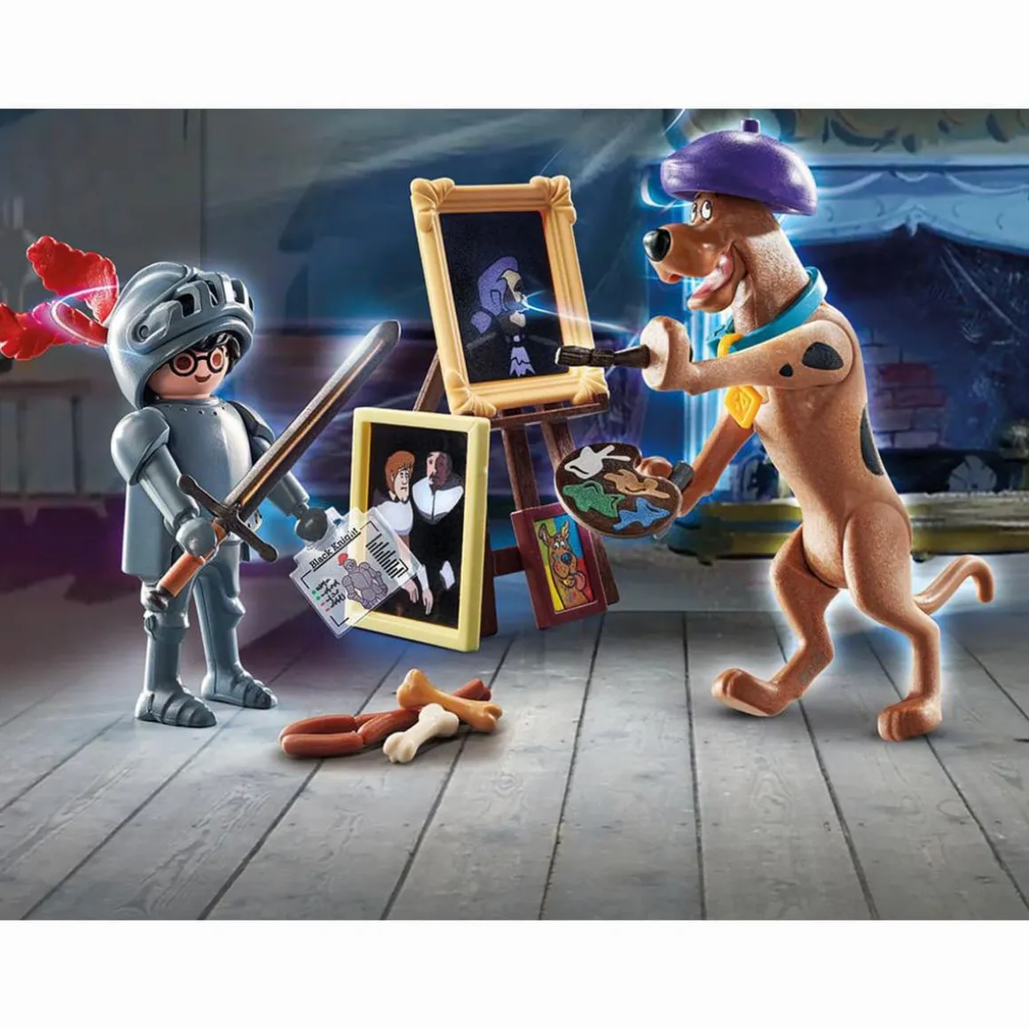 Playmobil - SCOOBY-DOO! Aventura con Black Knight 70709