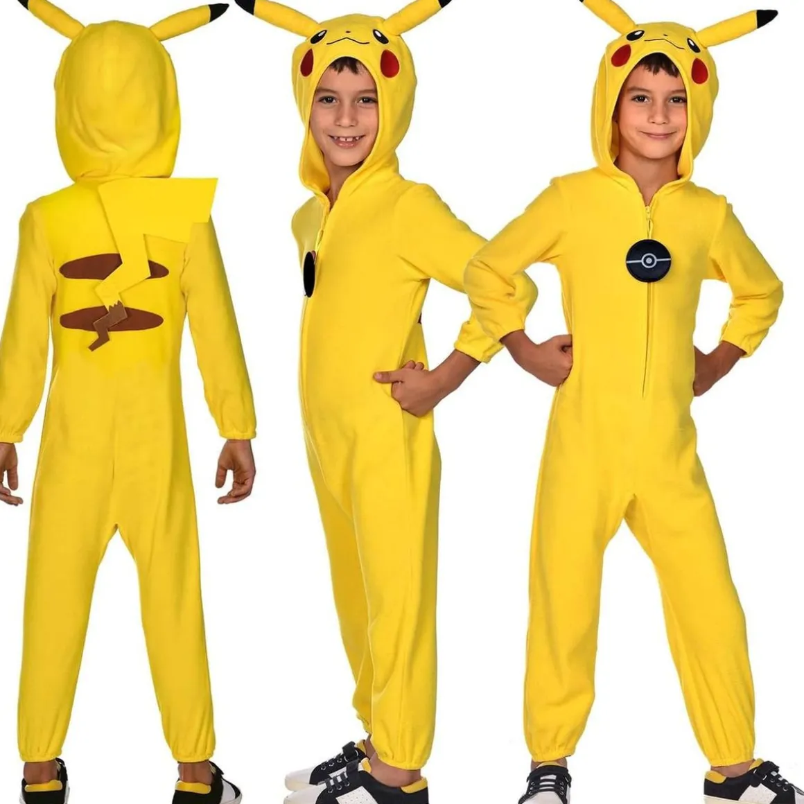 Pokemon - Disfraz infantil Pikachu 8-10 años