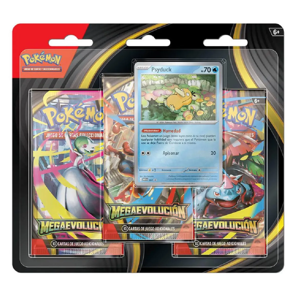 Pokémon - Blister 3 sobres de refuerzo Mega Evolución en español (Varios modelos)