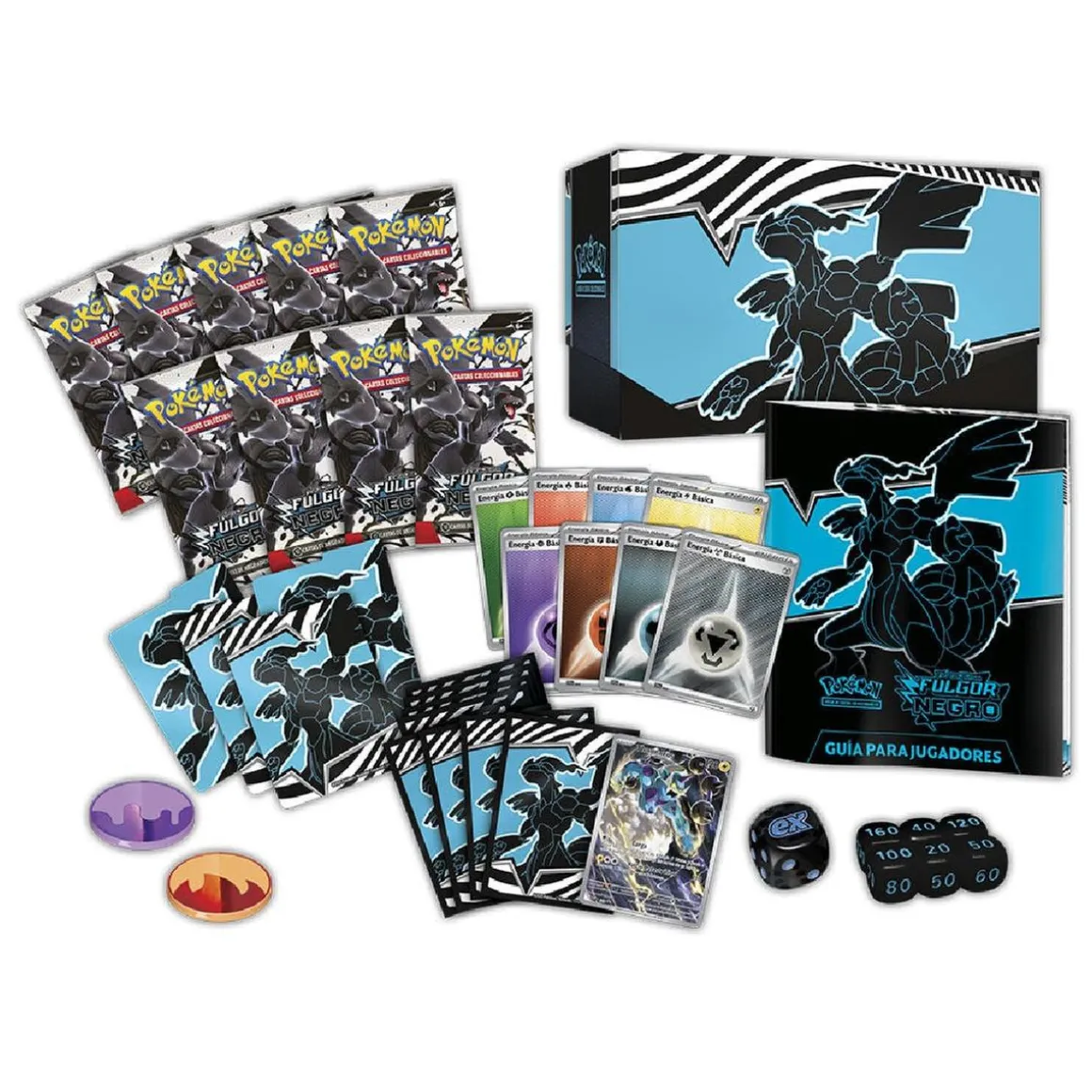 Pokémon - Caja de entrenador Elite Escarlata y Púrpura: Fulgor Negro (Español)
