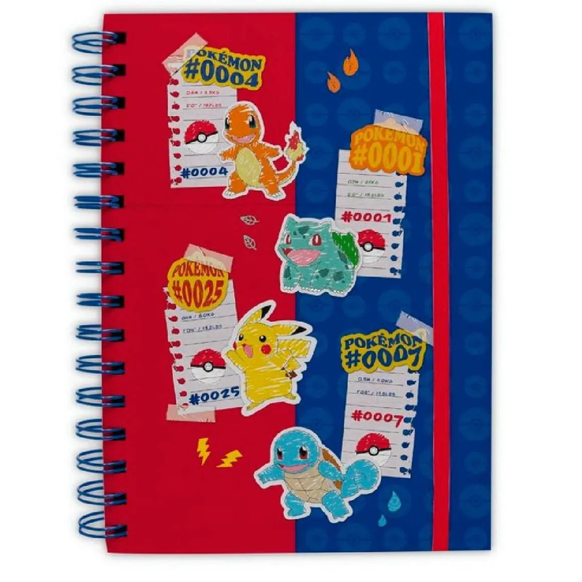 Pokémon - Cuaderno compañeros Azul/Rojo A5