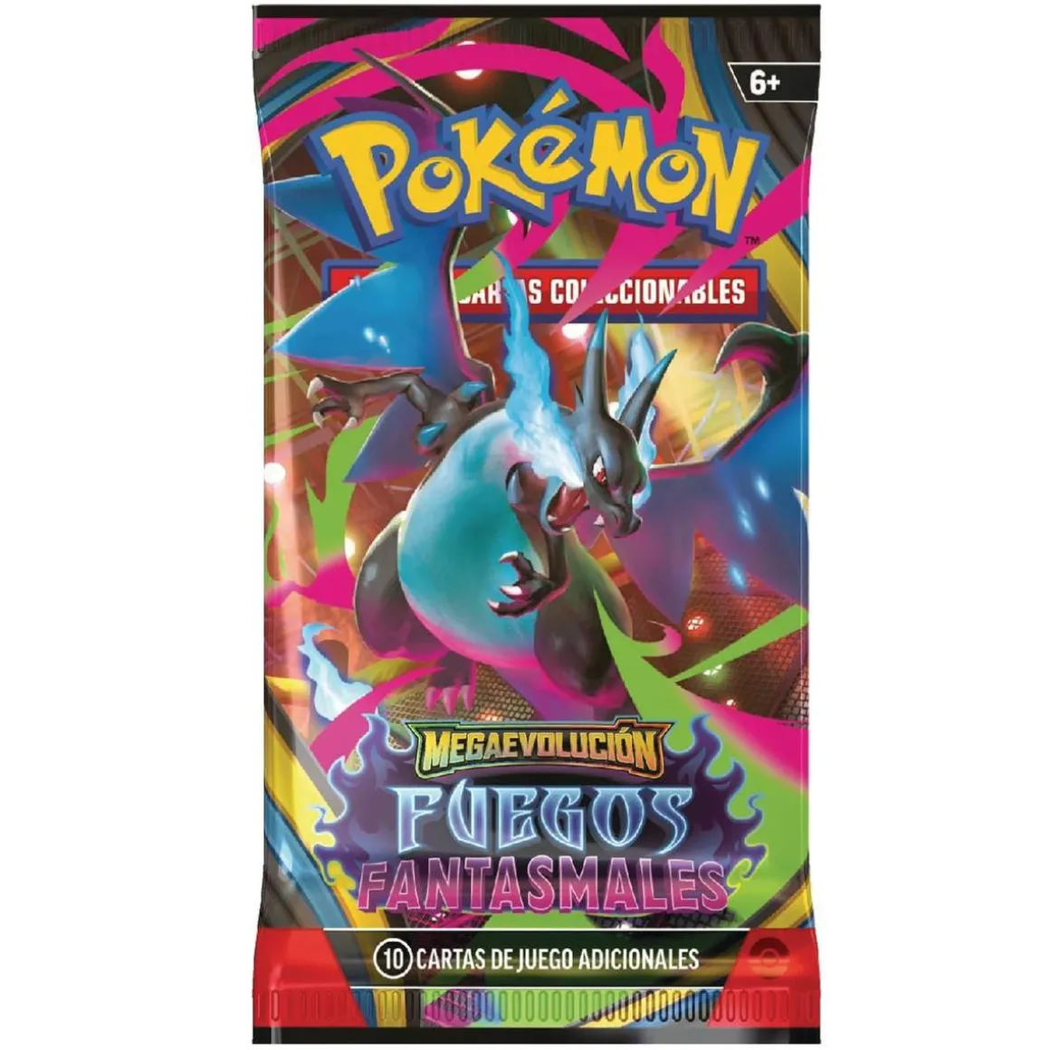 Pokémon - Megaevolución Fuegos Fantasmales - Sobre cartas coleccionables en español (Varios modelos)