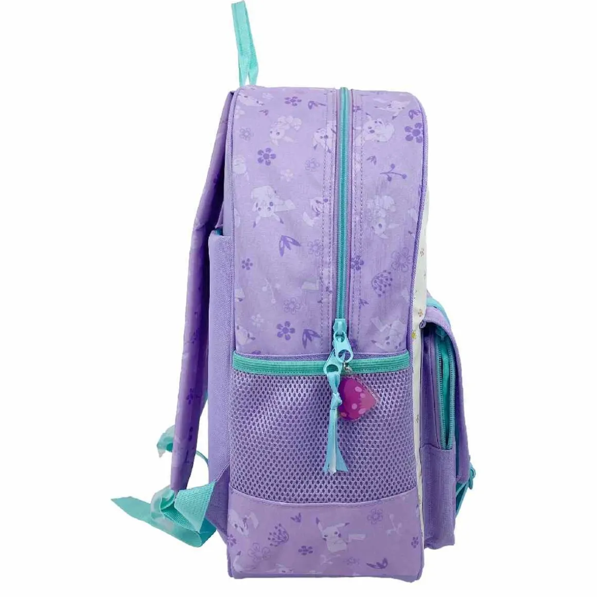 Pokémon - Mochila 42 cm adaptable a carro - Colección Flowers