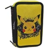 Pokémon - Plumier 3 cremalleras - Skate Face