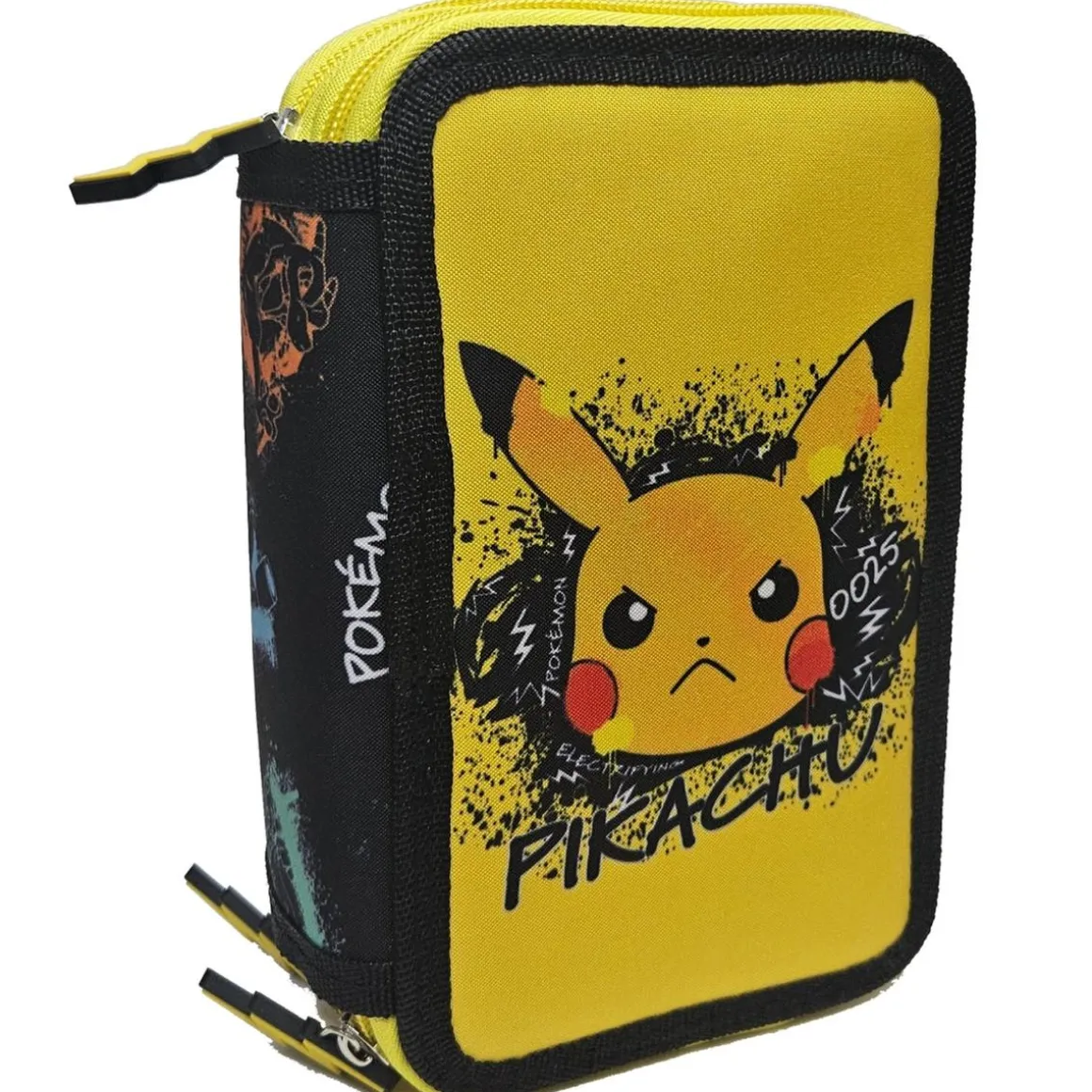 Pokémon - Plumier 3 cremalleras - Skate Face