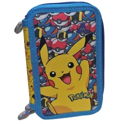 Pokémon - Plumier 3 cremalleras - Classic