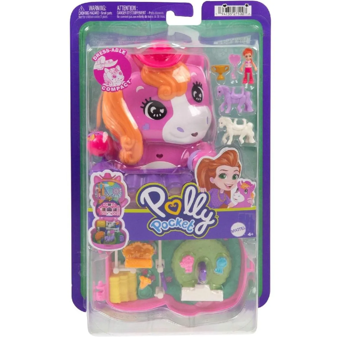Polly Pocket - Estuche animal Pocket World (Varios modelos)