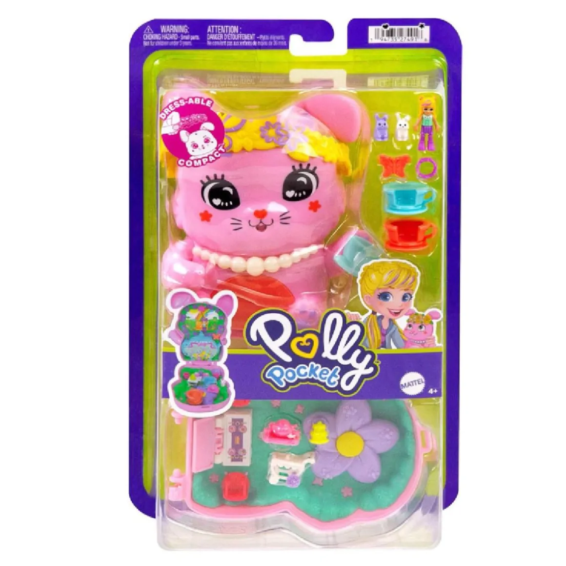 Polly Pocket - Estuche animal Pocket World (Varios modelos)