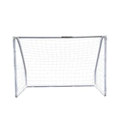 Portería PVC de fútbol con anclajes