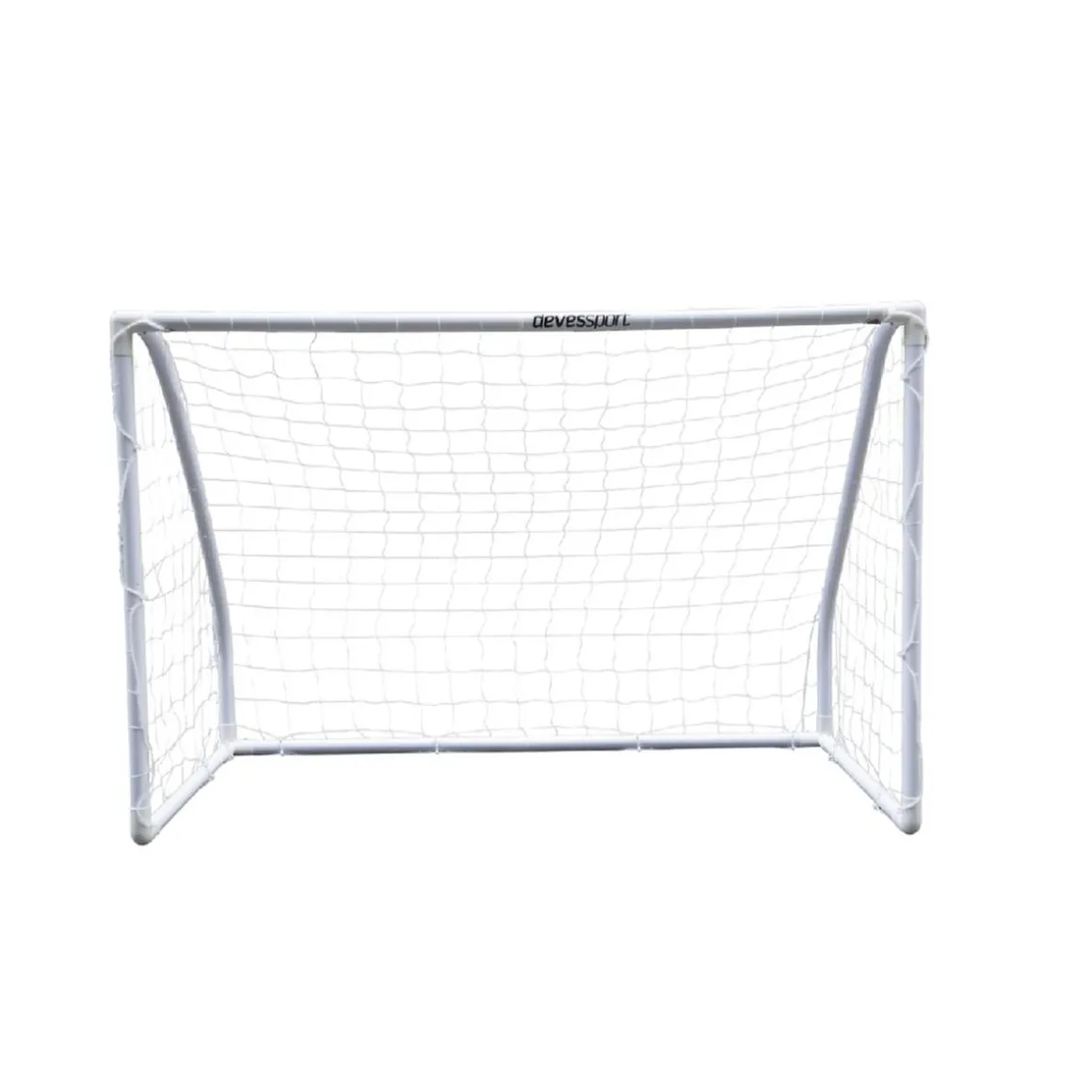 Portería PVC de fútbol con anclajes