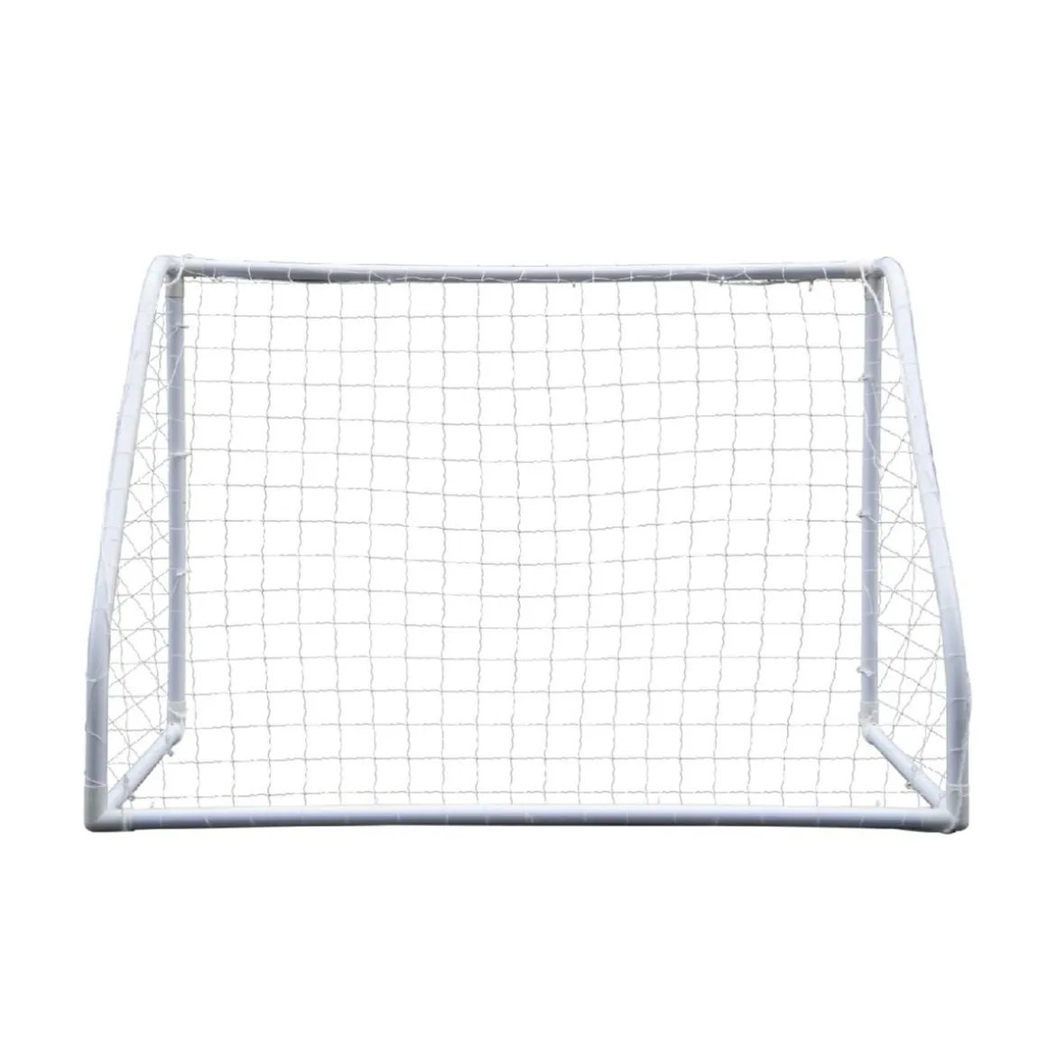 Portería PVC de fútbol con anclajes