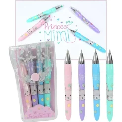 Princess Mimi - 4 bolígrafos de gel