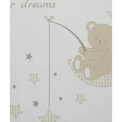 Protector de cuna con lazos