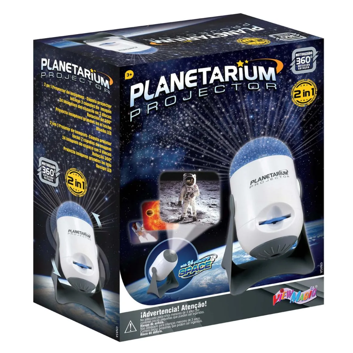 Proyector Planetario 2 en 1
