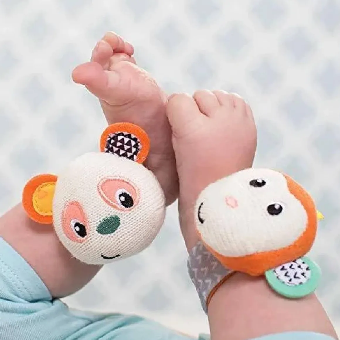 Pulseras sonajero Mono/Panda