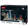 Puzzle 3D City Line Led (Varios modelos)