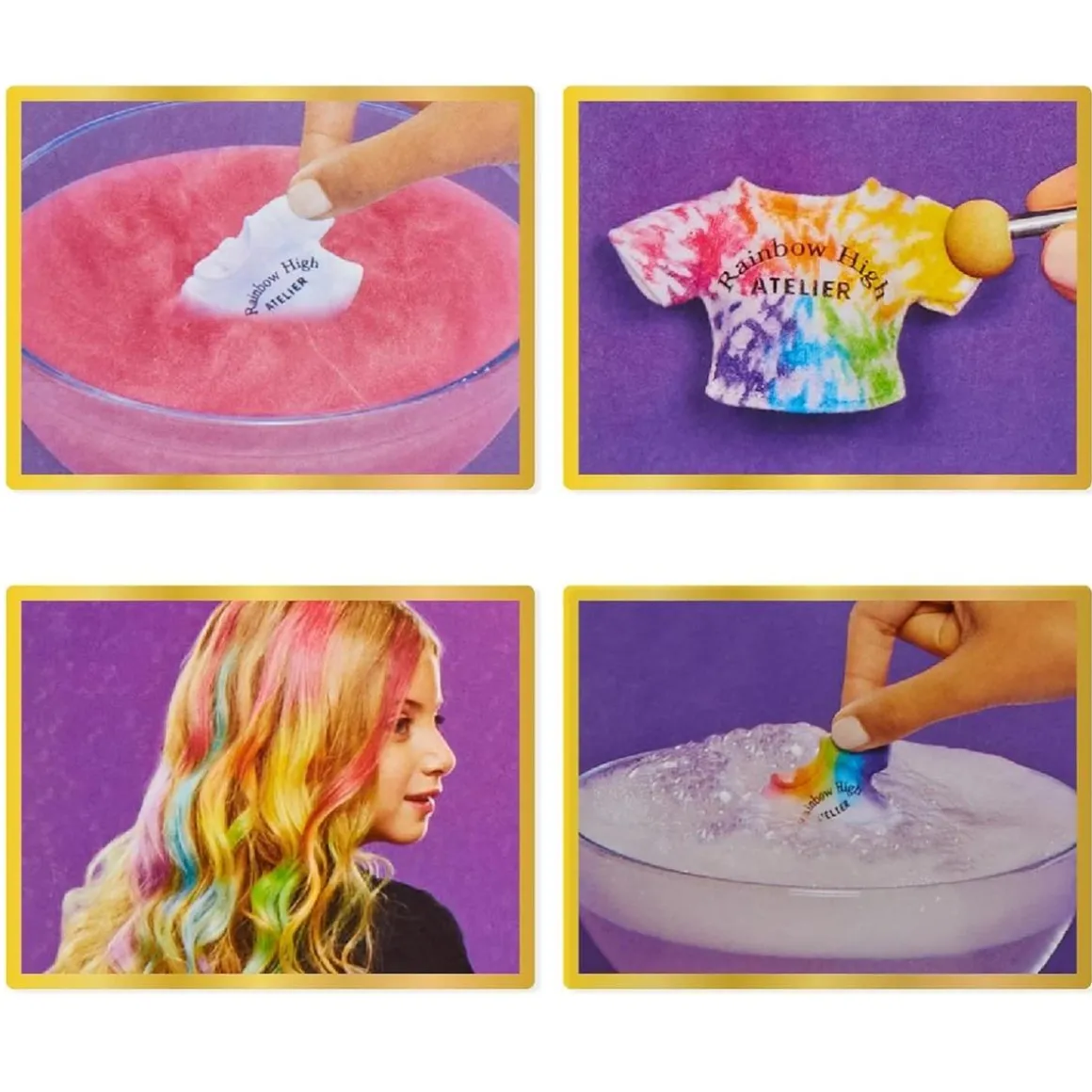 Rainbow High - Watercolor & Create DIY - Muñeca ojos verdes