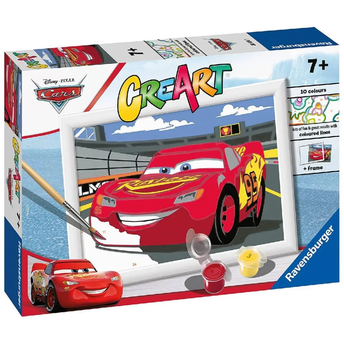 Ravensburger - Cars - Rayo McQueen CreArt