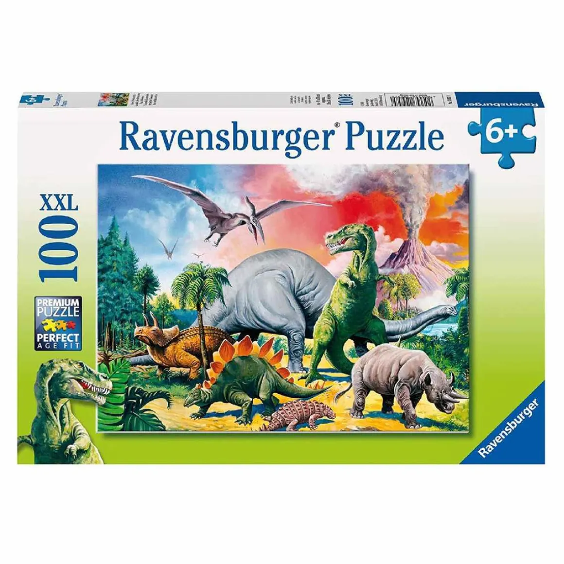 Ravensburger - Dinosaurios - Puzzle 100 piezas XXL