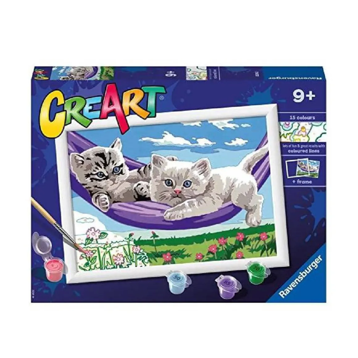 Ravensburger - Gatitos en la hamaca CreArt