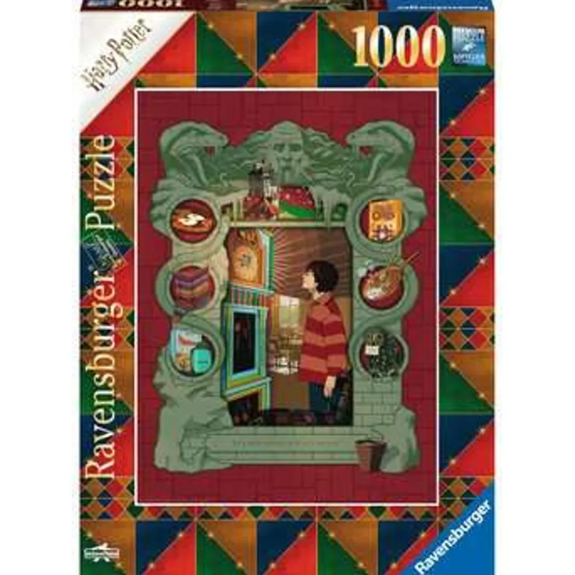Ravensburger - Harry Potter - Puzzle 1000 piezas: Harry Potter en la casa de la familia Weasley ㅤ