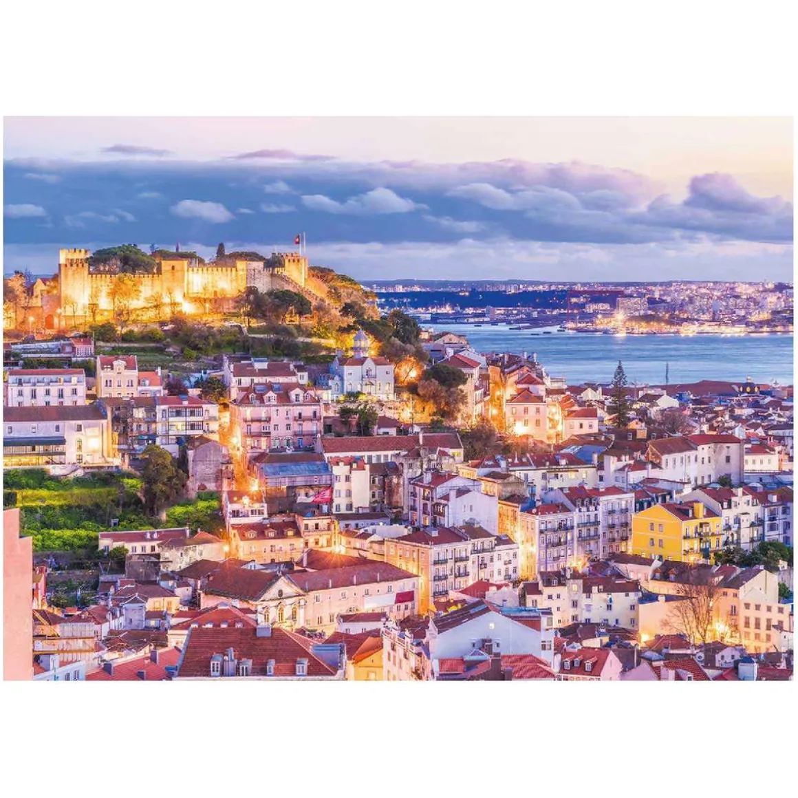 Ravensburger - Lisboa y su castillo - Puzzle 1000 piezas