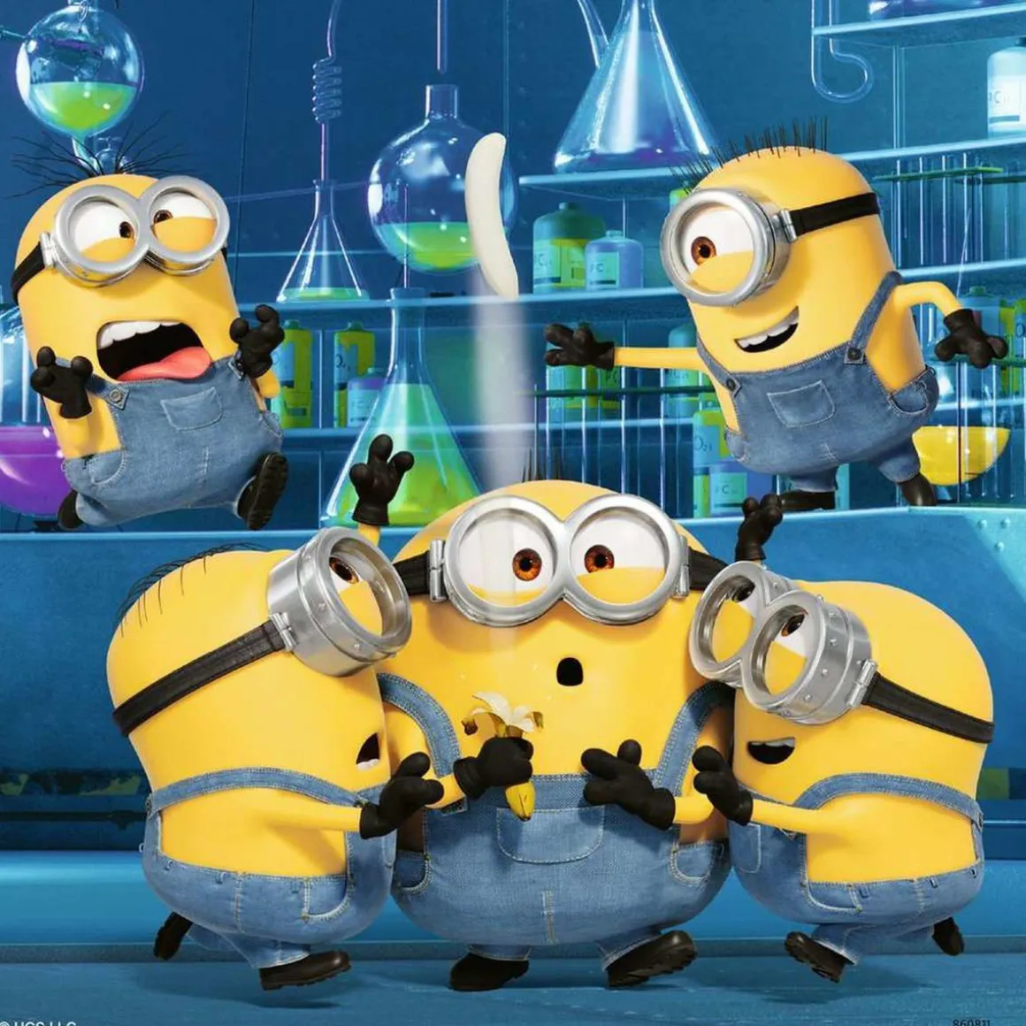 Ravensburger - Minions - Rompecabezas multicolor de Minions, 3x49 piezas ㅤ