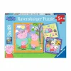 Ravensburger - Peppa Pig - Pack 3 puzzles 49 piezas