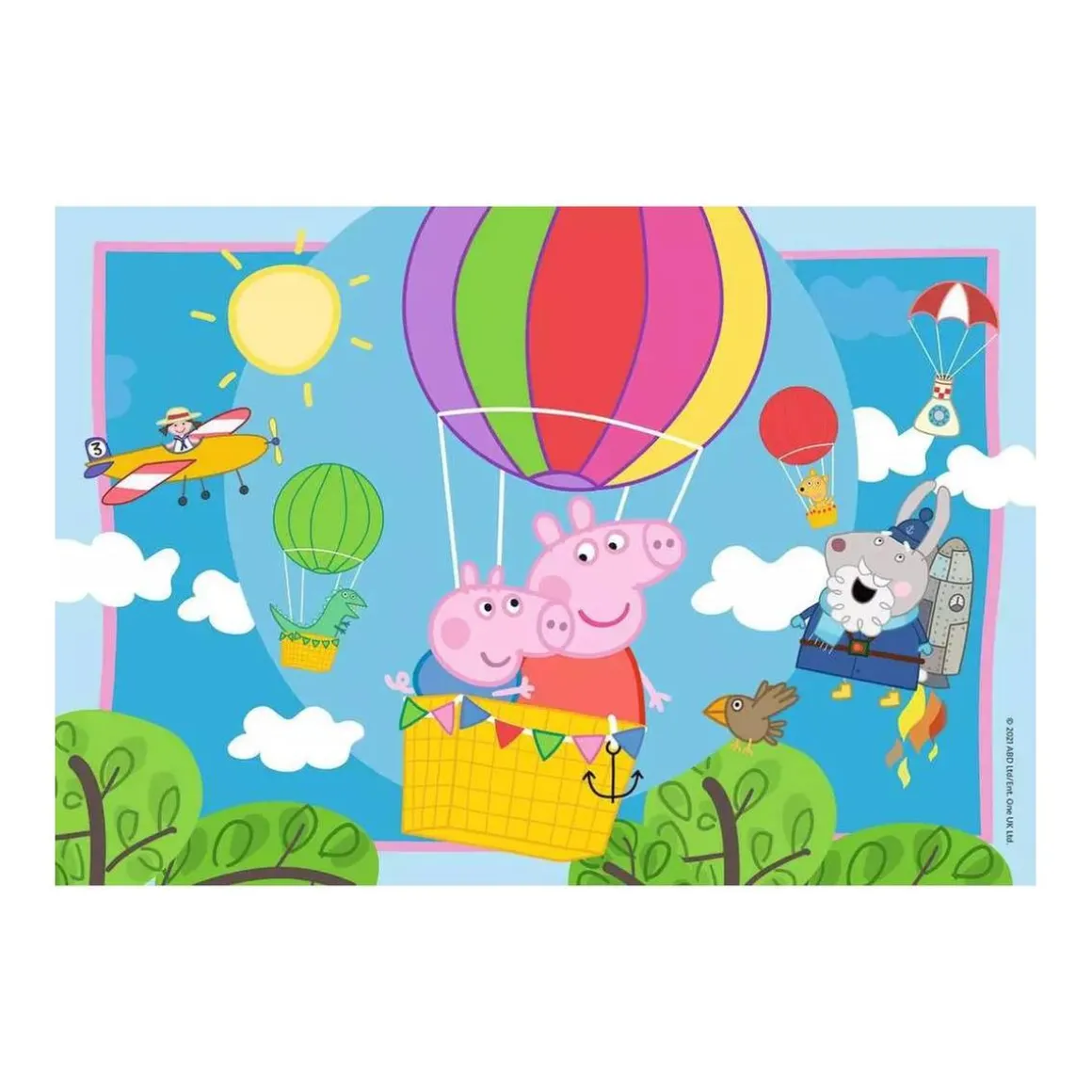 Ravensburger - Peppa Pig - Pack 2 puzzles 12 piezas