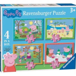 Ravensburger - Peppa Pig - Puzzle 4 in a box