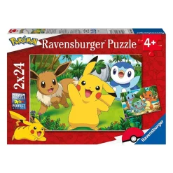 Ravensburger - Pokémon - Pack 2 puzzles 24 piezas