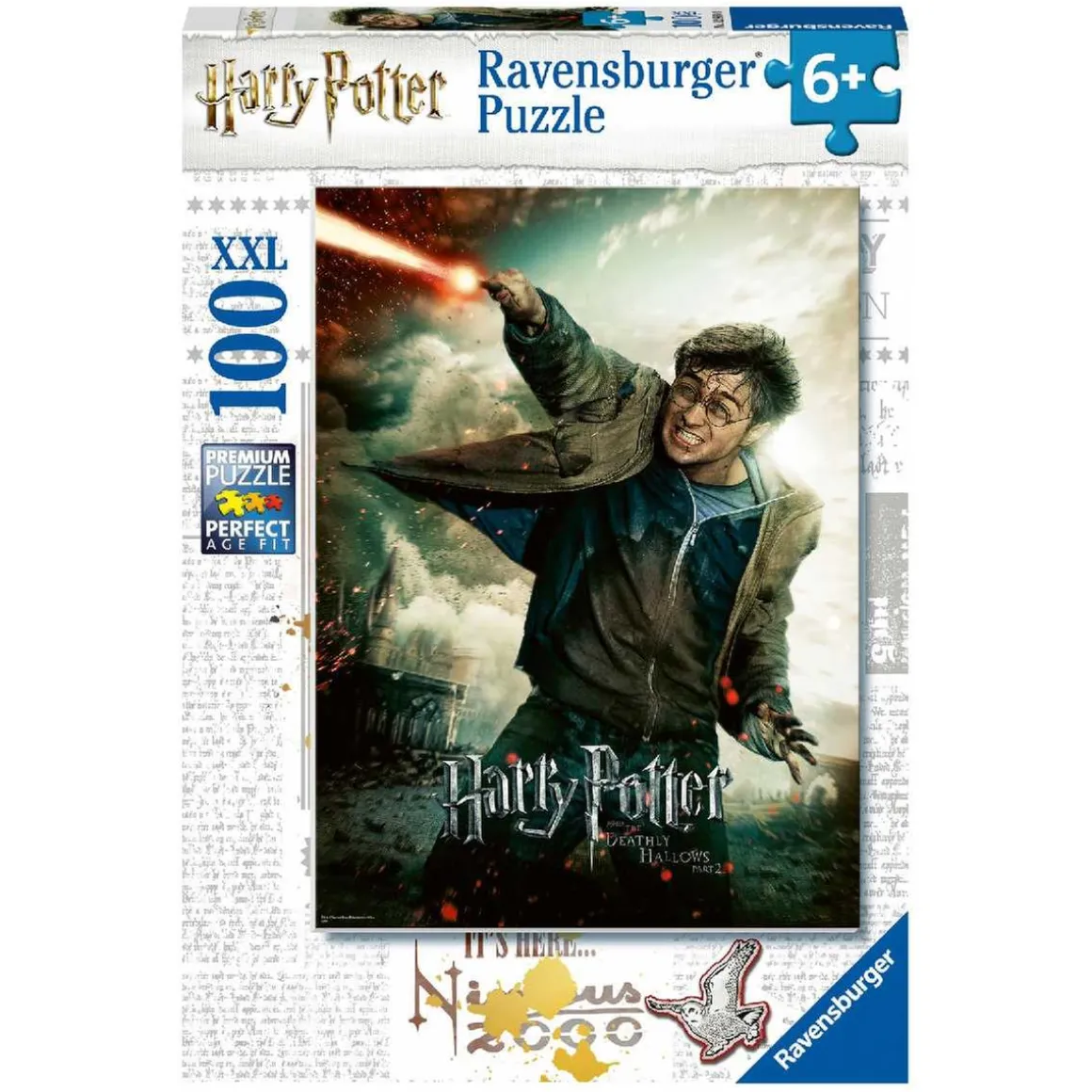 Ravensburger - Puzzle 100 piezas XXL Harry Potter y las reliquias de la muerte parte 2