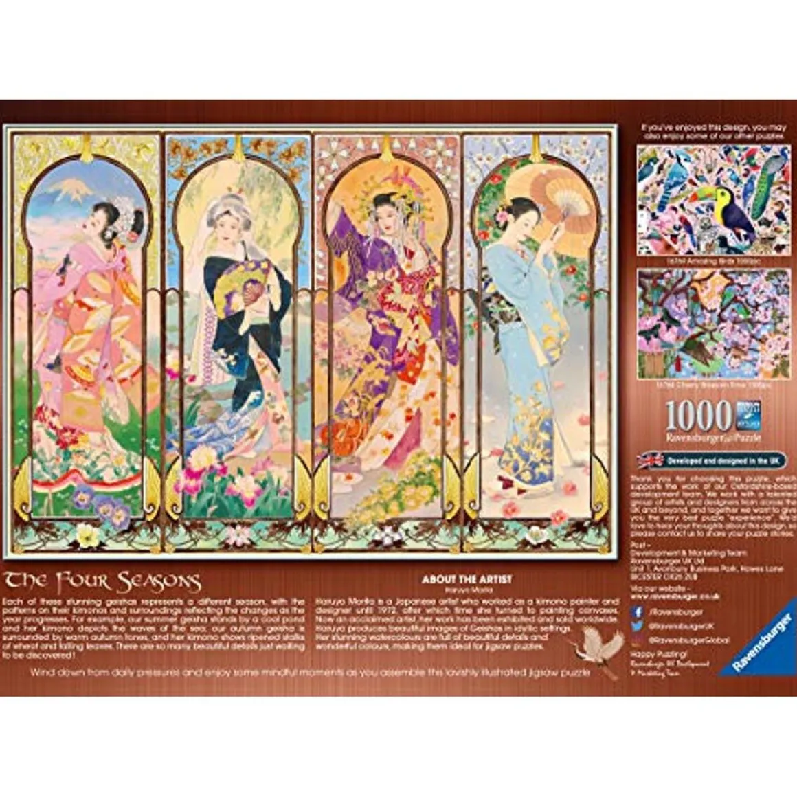 Ravensburger - Puzzle Arte Mil Piezas Cuatro Estaciones ㅤ