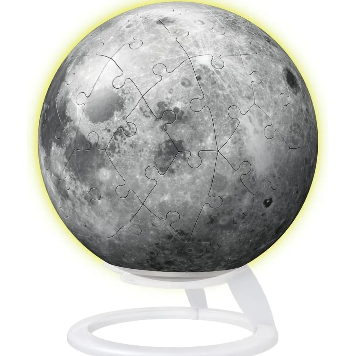 Ravensburger - Puzzle 3D luna que brilla en la oscuridad