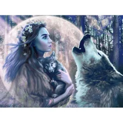 Ravensburger - Puzzle de luna llena de 1000 piezas para adultos ㅤ