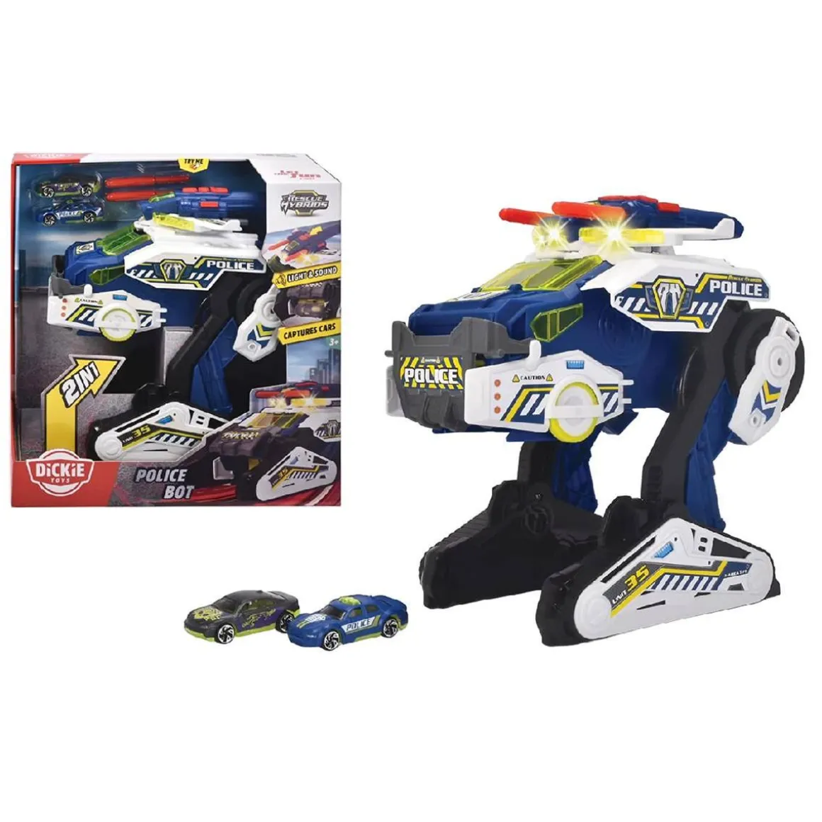 Rescue Hybrids - Police Bot 2 en 1