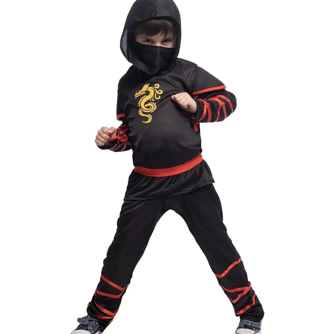 Rubie's - Disfraz Ninja Glow in Dark 5-7 años (Talla M)ㅤ