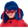 Rubie's - Ladybug - Antifaz infantil con purpurina de Superhéroe Talla única ㅤ
