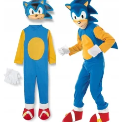 Rubie's - Sonic the Hedgehog - Disfraz Infantil Sonic Clásico Multicolor S ㅤ