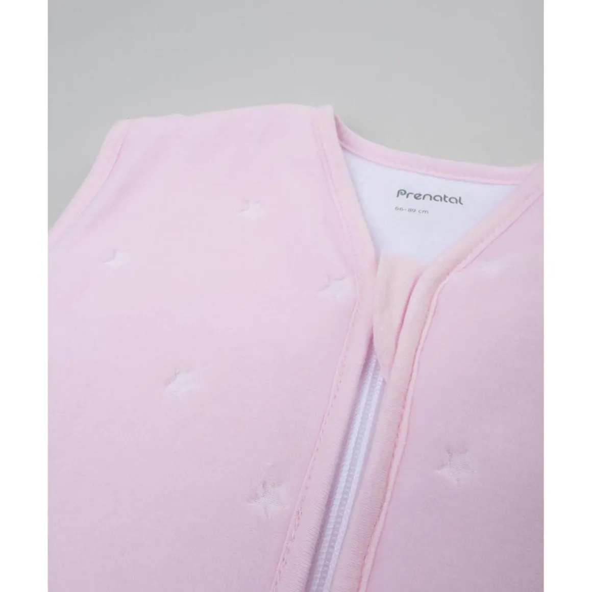 Saco de dormir bebé niña en terciopelo rosa con estrellas TOG 3
