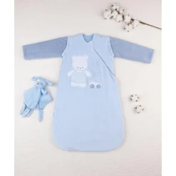 Saco de dormir con mangas bebé niño azul TOG 3,5