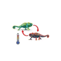Schleich - Figura de camaleón vida salvaje para niños ㅤ