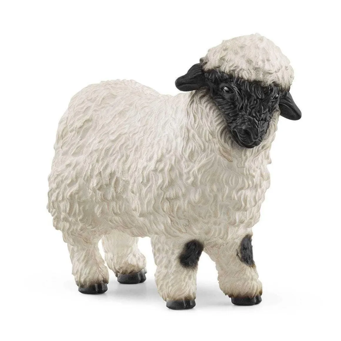 Schleich - Oveja de nariz negra de Valais figura de juguete ㅤ