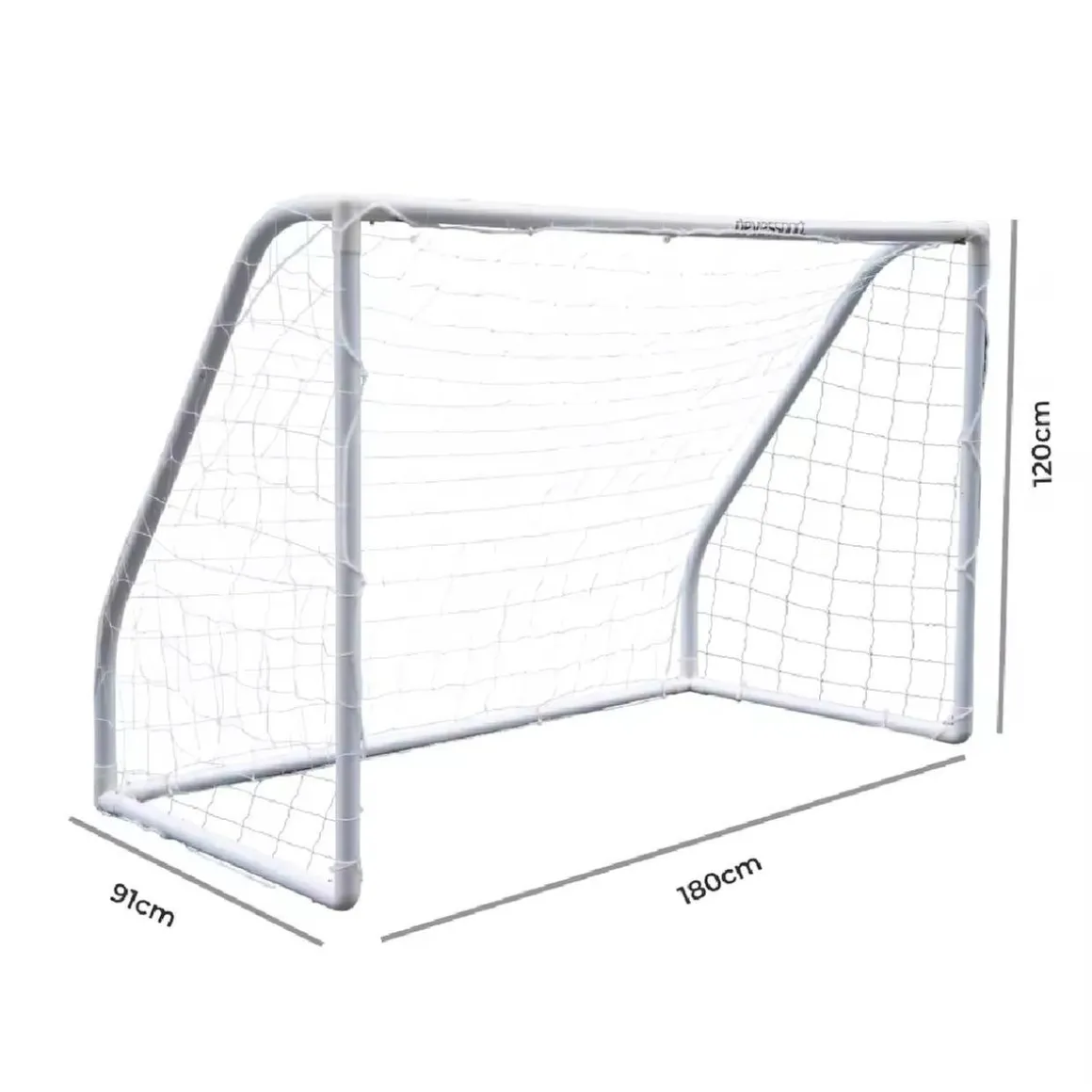 Set 2 porterías pvc blancas