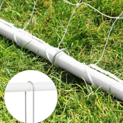 Set 2 porterías pvc blancas